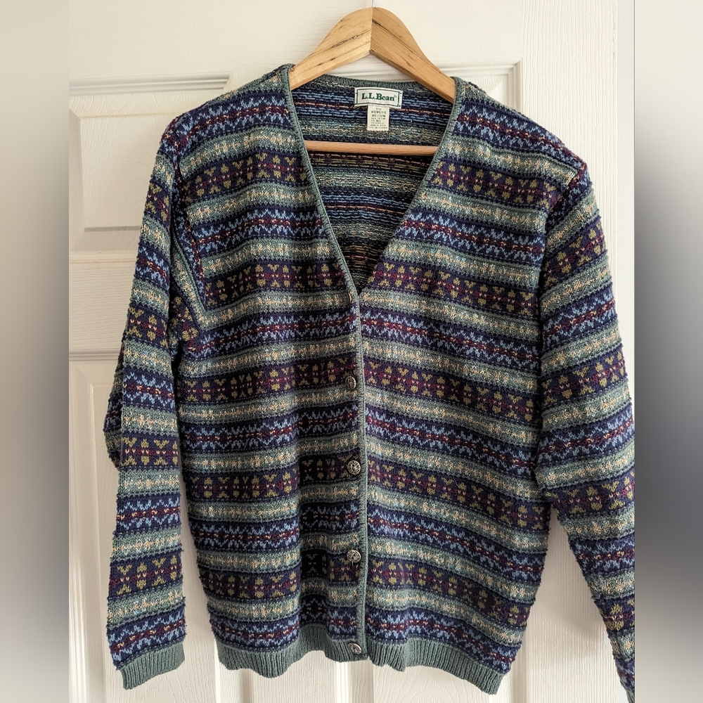 Vintage LL Bean cardigan sweater